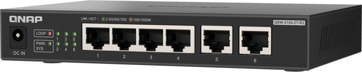 Комутатор QNAP QSW-2104-2T-R2 - зображення 3