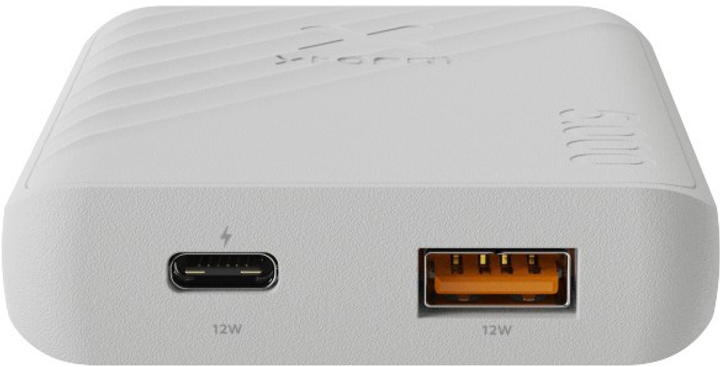 Powerbank Xtorm Go2 5000 mAh 12W FastCharge Ash White (8718182278200) - obraz 4