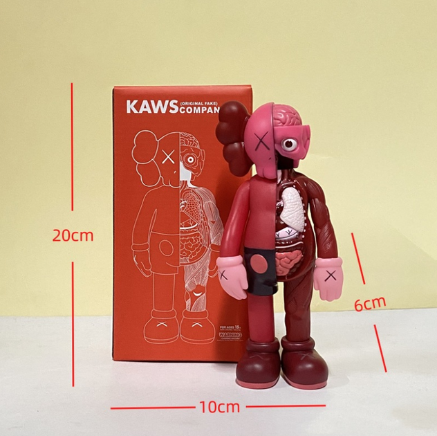 Фигурка KAWS Companion Dissected Red — коллекционный арт-объект - изображение 2