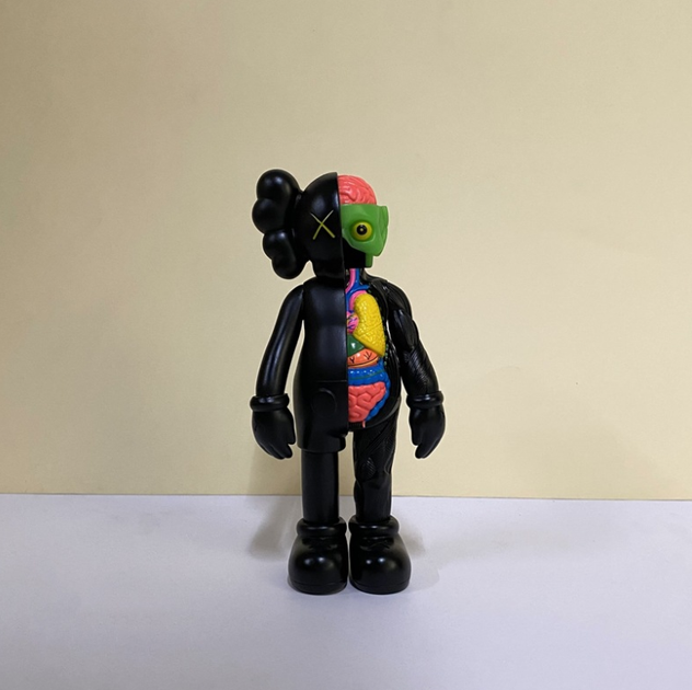 Фигурка KAWS Companion Dissected Black 20 см — коллекционный арт-объект - Фото 1 Фигурка KAWS Companion Dissected Black 20 см — коллекционный арт-объект - изображение 1