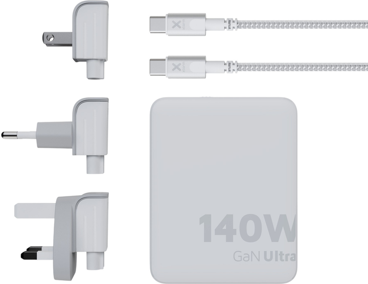 Ładowarka Xtorm 140 W GaN Ultra Travel Charger + USB-C PD Cable (8718182277418) - obraz 2