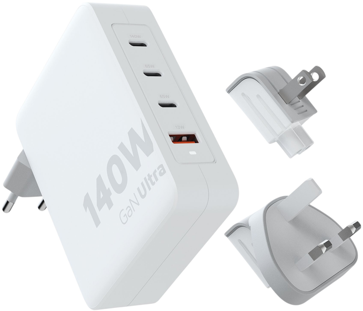 Ładowarka Xtorm 140 W GaN Ultra Travel Charger + USB-C PD Cable (8718182277418) - obraz 4