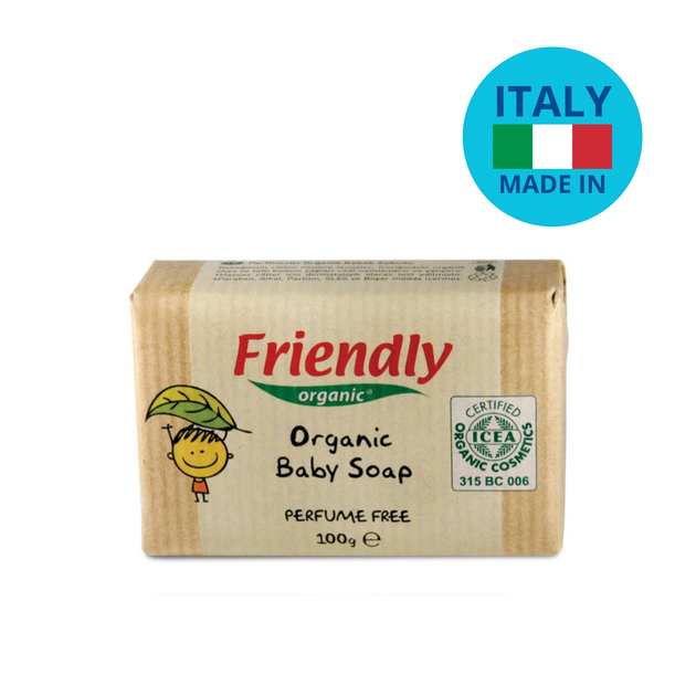 Органическое твердое мыло для рук Friendly Organic без запаха 100 гр - изображение 7