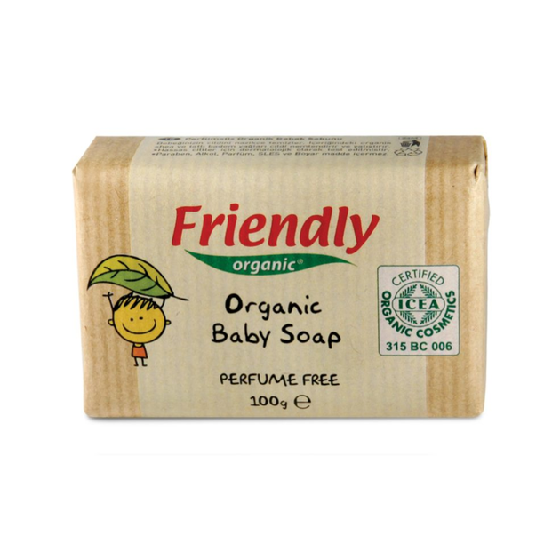 Органическое твердое мыло для рук Friendly Organic без запаха 100 гр - изображение 13