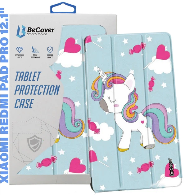 Чeхол BeCover Smart Case для Xiaomi Redmi Pad Pro 12.1" Unicorn (711315) - Фото 6 Чeхол BeCover Smart Case для Xiaomi Redmi Pad Pro 12.1" Unicorn (711315) - изображение 6