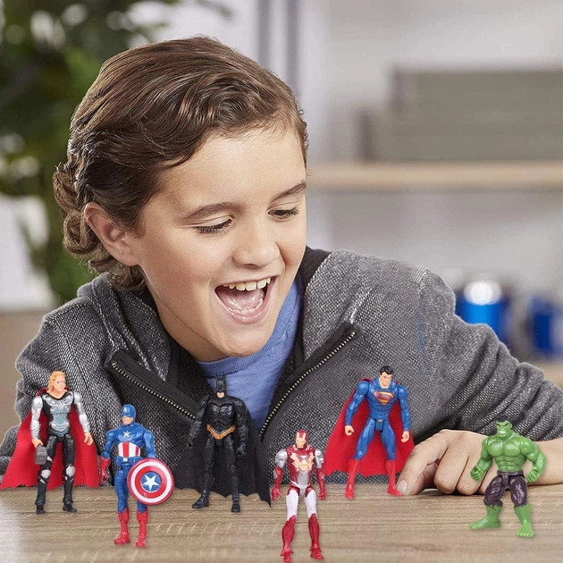 Набір фігурок супергероїв Marvel & DC – 6 героїв у комплекті