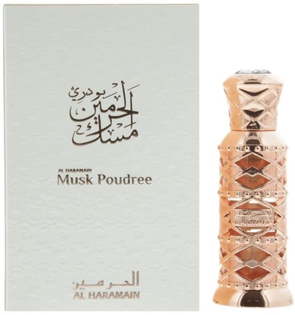 Olejek perfumowany unisex AL Haramain Musk Poudree 12 ml (6291100130085) - obraz 1