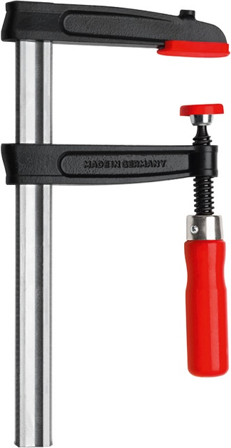 Ścisk śrubowy stolarski żeliwny Bessey TPN 300/120 (TPN30S12BE) - obraz 1