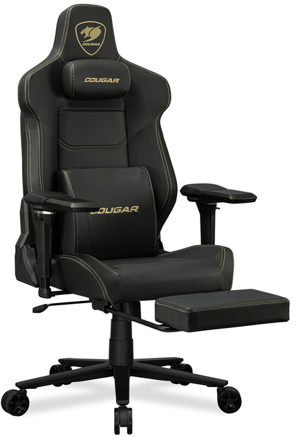 Крісло геймерське Cougar ARMOR EVO M Black-Gold (CGR-EVM-GLB) - зображення 4