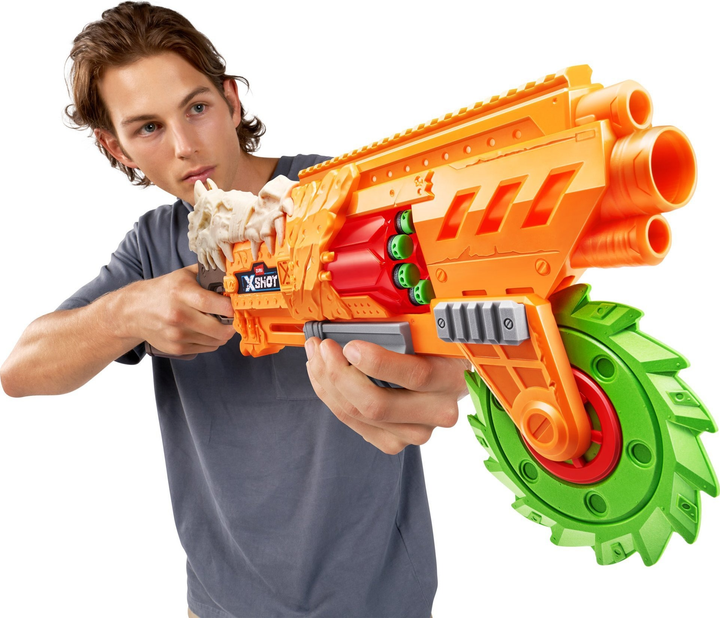 Blaster XSHOT Insanity HorrorFire Doomsday z pociskami piankowymi 16 szt 36732 (4894680033382) - obraz 9