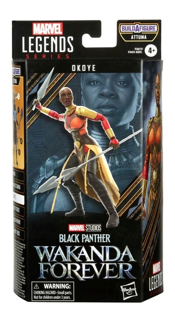 Figurka Hasbro Legends Black Panther Wakanda Forever 15 cm Okoye F3677 (5010993938971) - obraz 1
