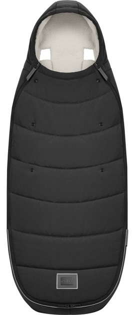 Śpiworek zimowy do wózka Cybex Platinum Sepia Czarny 5230007 (4063846413133) - obraz 1