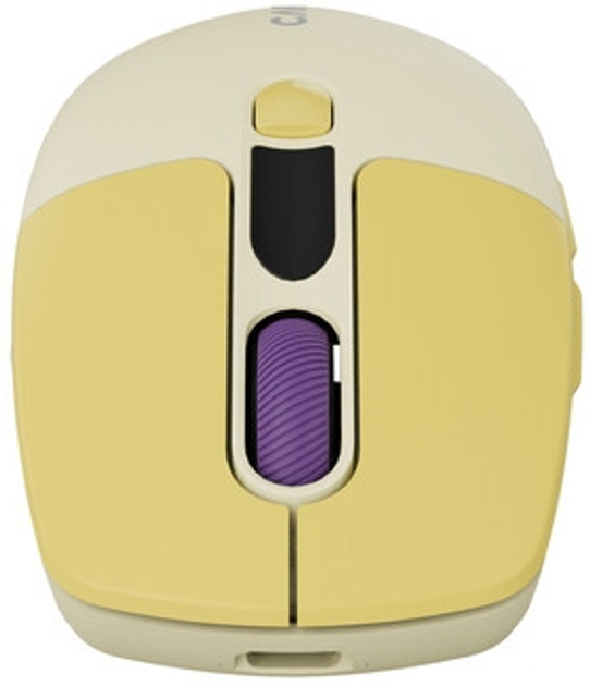 Mysz Canyon MW-26 LCD Silent Wireless/Bluetooth Yellow (CNS-CMSW26Y) - obraz 7