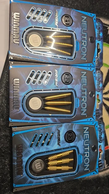 Фирменные дротики для дартса Winmau Neutron Англия Brass Darts - изображение 2