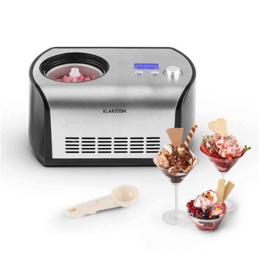 Мороженица Klarstein Snowberry & Choc компрессорная мороженица 135 Вт, 1,2 л, быстрое приготовление мороженого - изображение 4