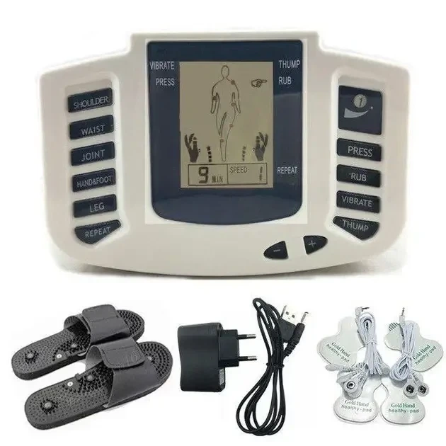 Тапочки массажные Digital slipper JR-309A для ног точечный импульсный массажер 3217 - изображение 6