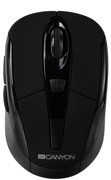 Миша Canyon MSO-W6 Wireless Black (CNR-MSOW06B) - зображення 1