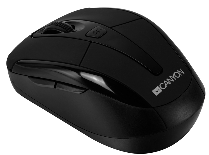 Миша Canyon MSO-W6 Wireless Black (CNR-MSOW06B) - зображення 2