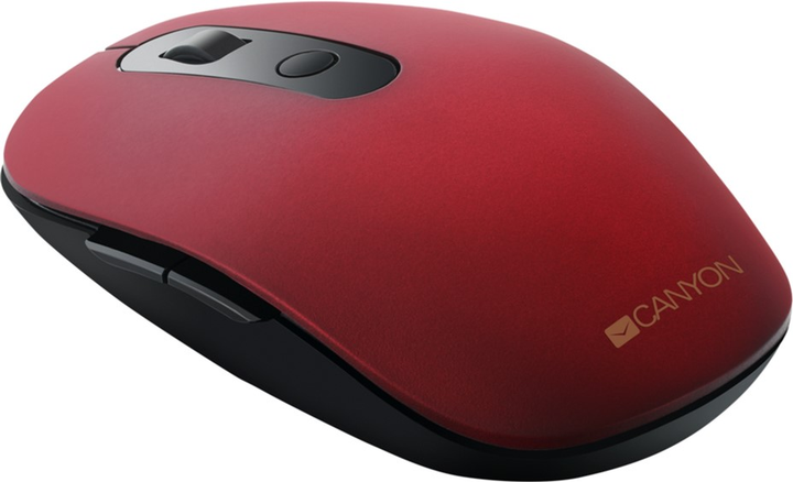 Миша Canyon MW-9 Silent Wireless Red (CNS-CMSW09R) - зображення 3