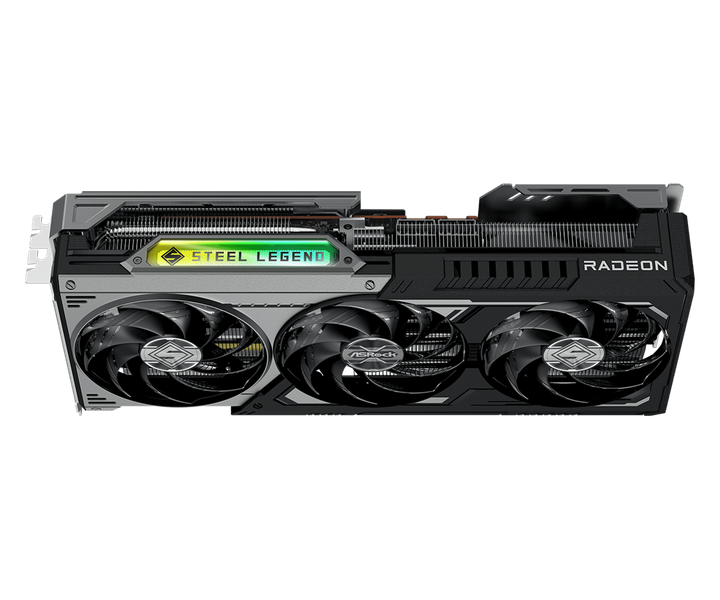 Видеокарта ASRock Radeon RX 9070 XT Steel Legend Dark 16GB