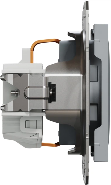 Розетка з заземленням Schneider Electric Asfora Сталь EPH2900162 - Фото 2 Розетка з заземленням Schneider Electric Asfora Сталь EPH2900162 - изображение 2