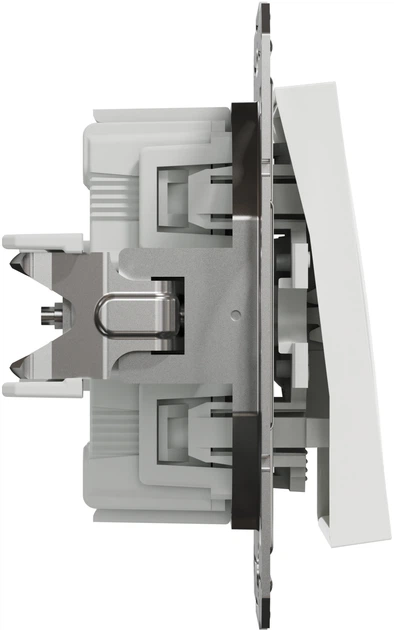 Вимикач кнопковий Schneider Electric Asfora білий без рамки EPH0770121 - изображение 3