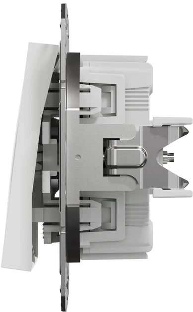 Вимикач 2-клавішний кнопковий Schneider Electric Asfora білий без рамки EPH1170121 - Фото 3 Вимикач 2-клавішний кнопковий Schneider Electric Asfora білий без рамки EPH1170121 - изображение 3