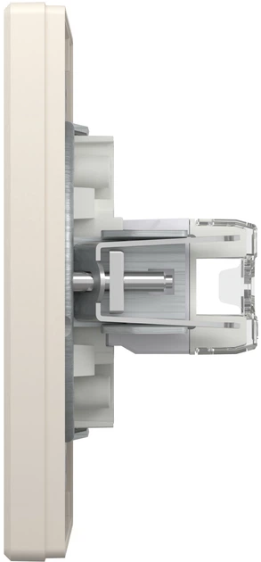 Розетка комп'ютерна RJ45 UTP кат. 5Е подвійна Schneider Electric Asfora Крем EPH4400123 - Фото 3 Розетка комп'ютерна RJ45 UTP кат. 5Е подвійна Schneider Electric Asfora Крем EPH4400123 - зображення 3