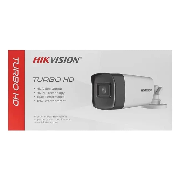 Turbo HD відеокамера Hikvision DS-2CE17H0T-IT5F (С) 3.6мм 5 Мп Білий (12166) - зображення 5
