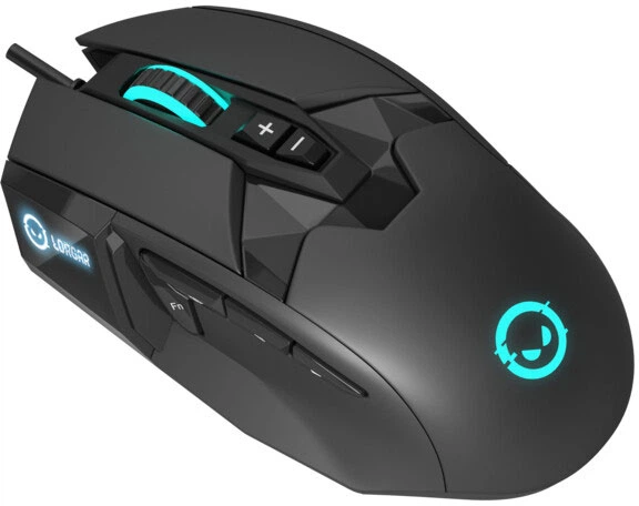 Миша Lorgar Stricter 579 RGB LCD USB Black (LRG-GMS579) - зображення 2