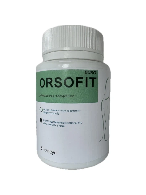 Капсулы для похудения Orsofit №20 Euro, (Орсофит Евро) - Фото 1 Капсулы для похудения Orsofit №20 Euro, (Орсофит Евро) - изображение 1
