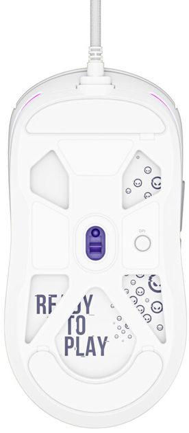 Mysz Lorgar MSA10 Ultralight Wired Gaming USB White (LRG-MSA10-WH) - obraz 8