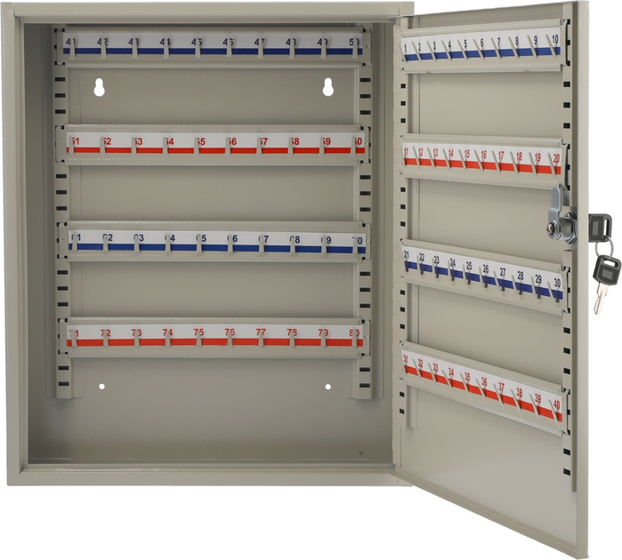 Ключниця Vorel 450 x 380 x 80 мм 80 гачків (5906083784361) - зображення 2