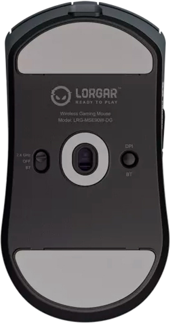 Миша Lorgar Elite MSE90W Wireless/Bluetooth Gaming Mouse Dark Grey (LRG-MSE90W-DG) - зображення 10