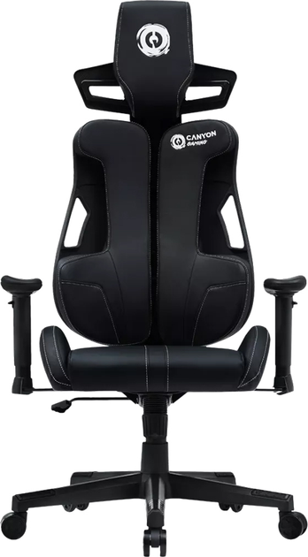 Fotel gamingowy Canyon Morphos ABCH01 Black (CNS-ABCH01BW) - obraz 1