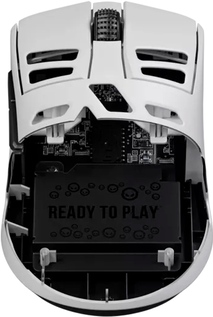 Миша Lorgar Elite MSE90W Wireless/Bluetooth Gaming Mouse White (LRG-MSE90W-WH) - зображення 7