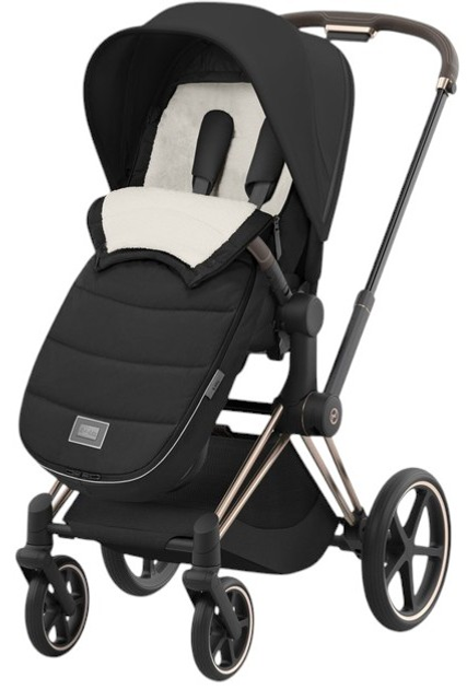 Śpiworek zimowy do wózka Cybex Platinum Sepia Czarny 5230007 (4063846413133) - obraz 4