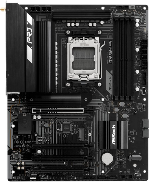 Материнська плата ASRock X870 Pro-A WiFi (sAM5, AMD X870, PCI-Ex16) - зображення 2