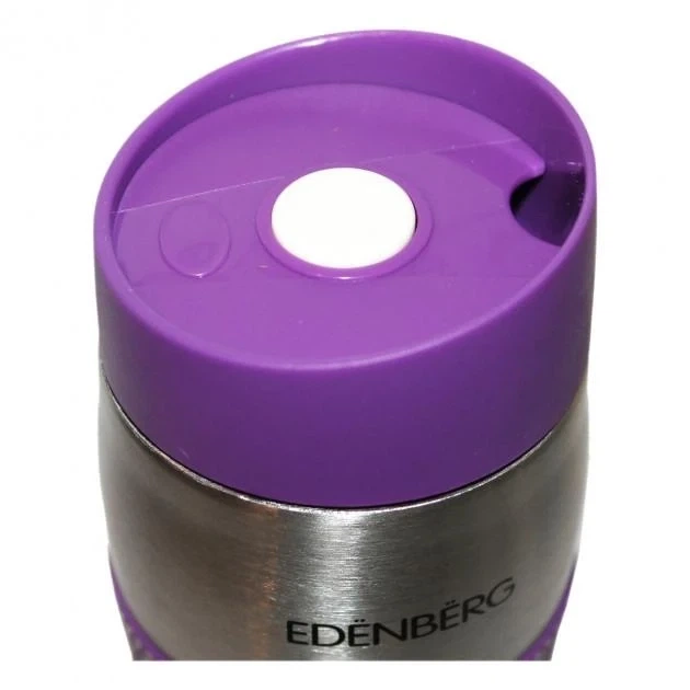 Термокружка-бутылка Edenberg 380 мл фиолетовая (EB-621) - изображение 2