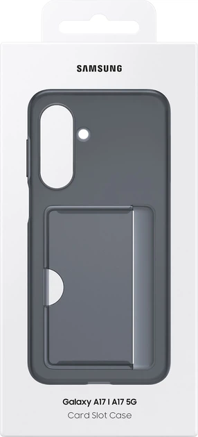 Etui plecki Samsung Card Slot do Samsung Galaxy A17 5G Black (EF-OA176TBEGWW) - obraz 7