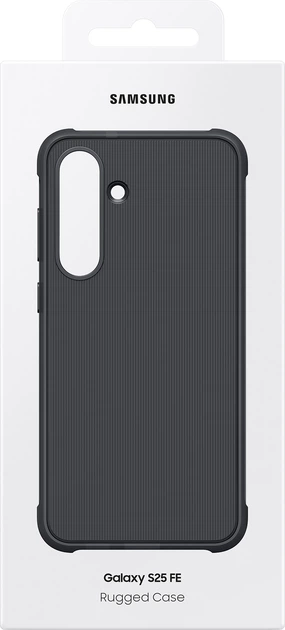 Etui plecki Samsung Rugged do Samsung Galaxy S25 FE Black (EF-RS731CBEGWW) - obraz 6