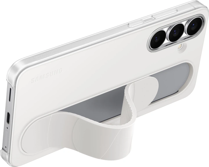 Панель Samsung Standing Grip Case для Samsung Galaxy S25 FE White (EF-GS731CWEGWW) - зображення 4