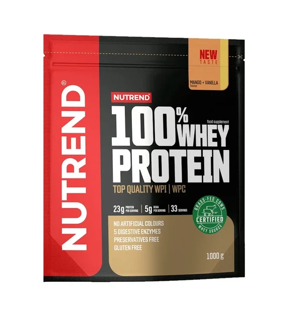 Сывороточный протеин 100% Whey Protein Nutrend манго и ваниль 1000 г - Фото 1 Сывороточный протеин 100% Whey Protein Nutrend манго и ваниль 1000 г - изображение 1
