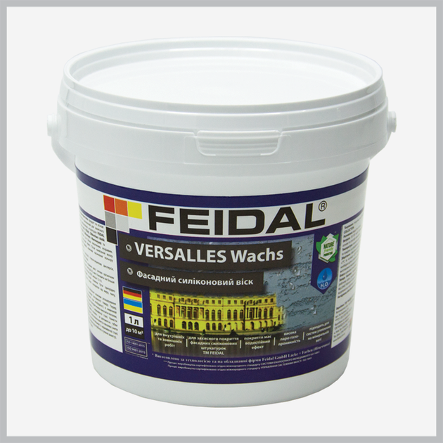 Фасадный силиконовый воск VERSALLES Wachs Feidal 1л - Фото 1 Фасадный силиконовый воск VERSALLES Wachs Feidal 1л - изображение 1