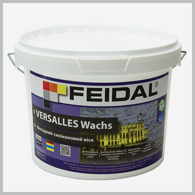 Фасадный силиконовый воск VERSALLES Wachs Feidal 0,5л - Фото 3 Фасадный силиконовый воск VERSALLES Wachs Feidal 0,5л - изображение 3