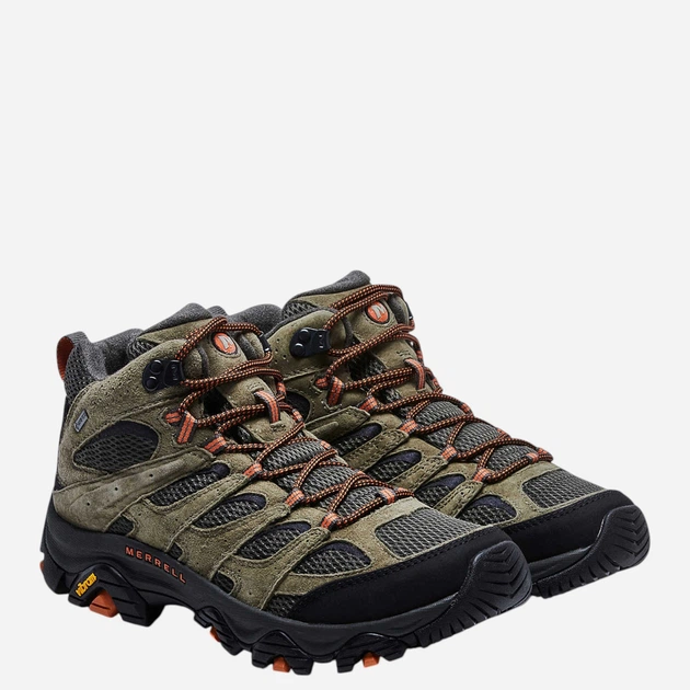 Чоловічі черевики для трекінгу з Gore-tex Merrell Moab 3 Mid GTX J035791 46.5 (11.5UK) 30 см Оливкові (194713933950) - зображення 2