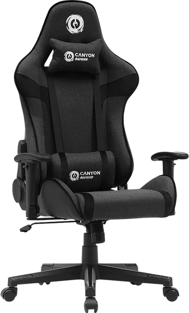 Крісло геймерське Canyon Crest FCH01 Fabric Grey (CNS-FCH01) - зображення 2