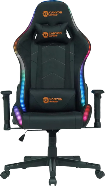 Fotel gamingowy Canyon Irida RGBCH03 RGB Black (CNS-RGBCH03) - obraz 1