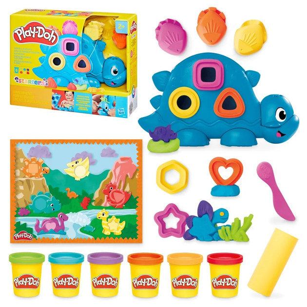 Zestaw do gry Hasbro Play-Doh Ciastolina Dinozaur (5010996299918) - obraz 12