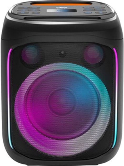 Głośnik przenośny Canyon OnFun 5 Partybox 40W RGB Black-Orange (CNE-PBSP5) - obraz 1